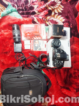 Cenon 700D DSLR with 55mm & 75-300mm Lens